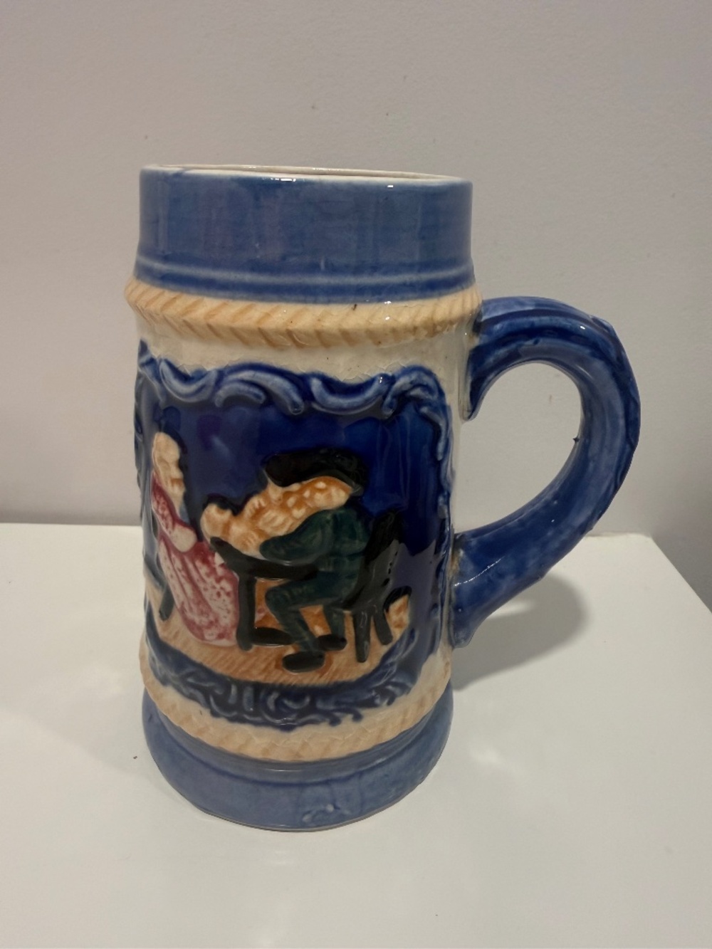 1960s-70s Japanese ceramic souvenir beer stein